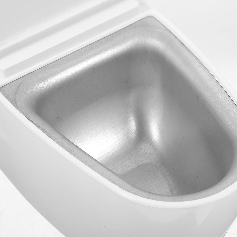 منفضة سجائر جدارية خزفية على شكل مرحاض مع غطاء تقلل الرائحة ولاصق لا يترك أثرًا - Image 3